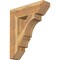 Ekena Millwork Balboa Slat Rough Sawn Bracket, Western Red Cedar, 6"W x 24"D x 28"H BKT06X24X28BOA06RWR - alternate 1